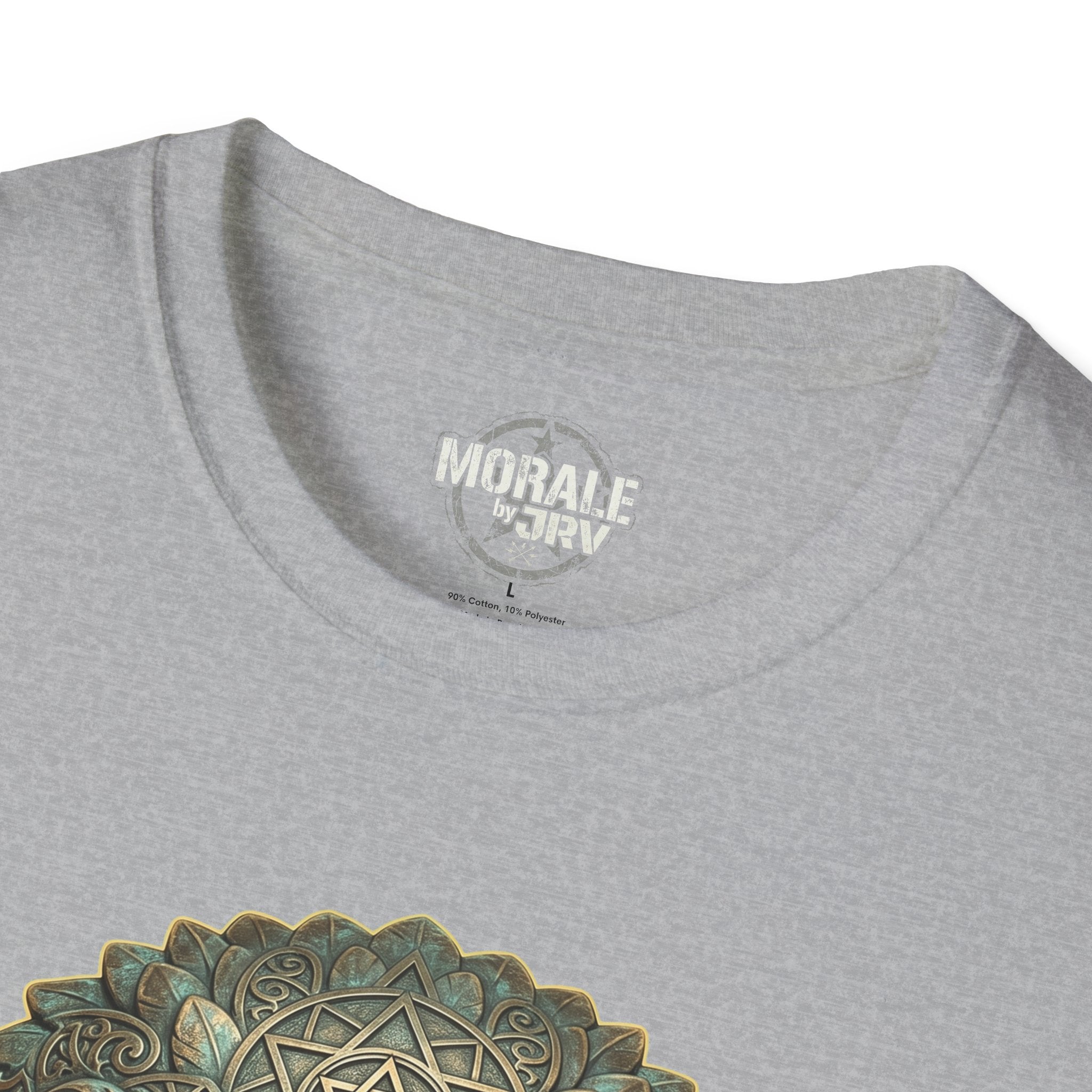Sport Grey T-shirt neckline with small chest logo