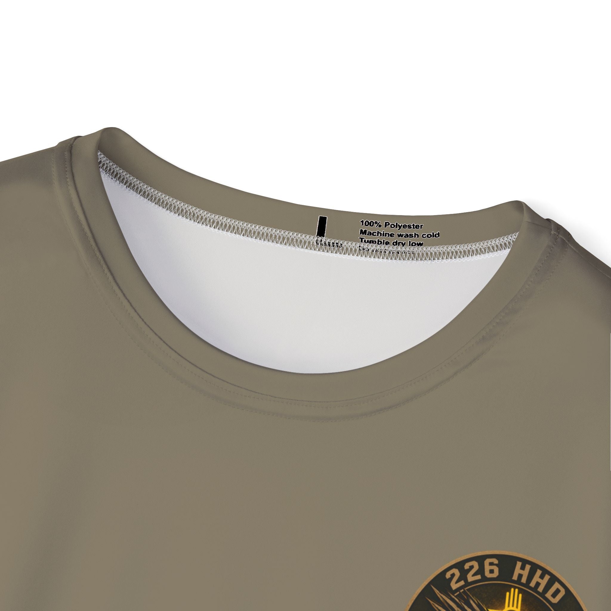 Roadrunners 226 HHD Military Patch Jersey — 'We Run These Roads' Sports Tee