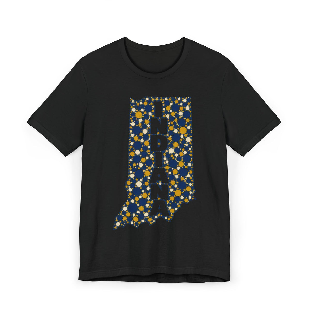 Indiana State Map Floral T-Shirt | Indiana Outline Graphic Tee