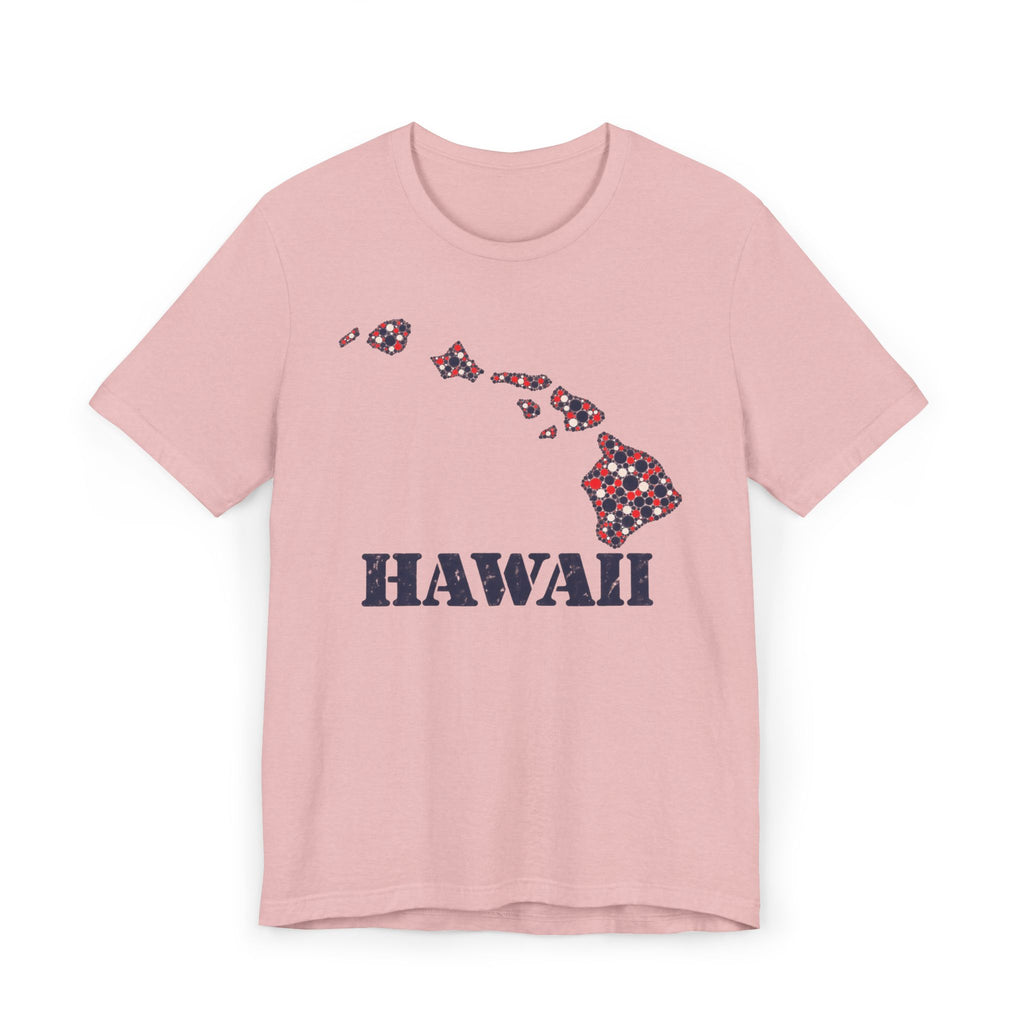Hawaii Island Map Floral T-Shirt | Hawaiian Islands Graphic Tee