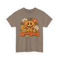 Have a Spooky Day Retro Pumpkin T-Shirt, Groovy Floral Jack O Lantern Halloween Shirt for Women and Men, Fall Teacher Tee