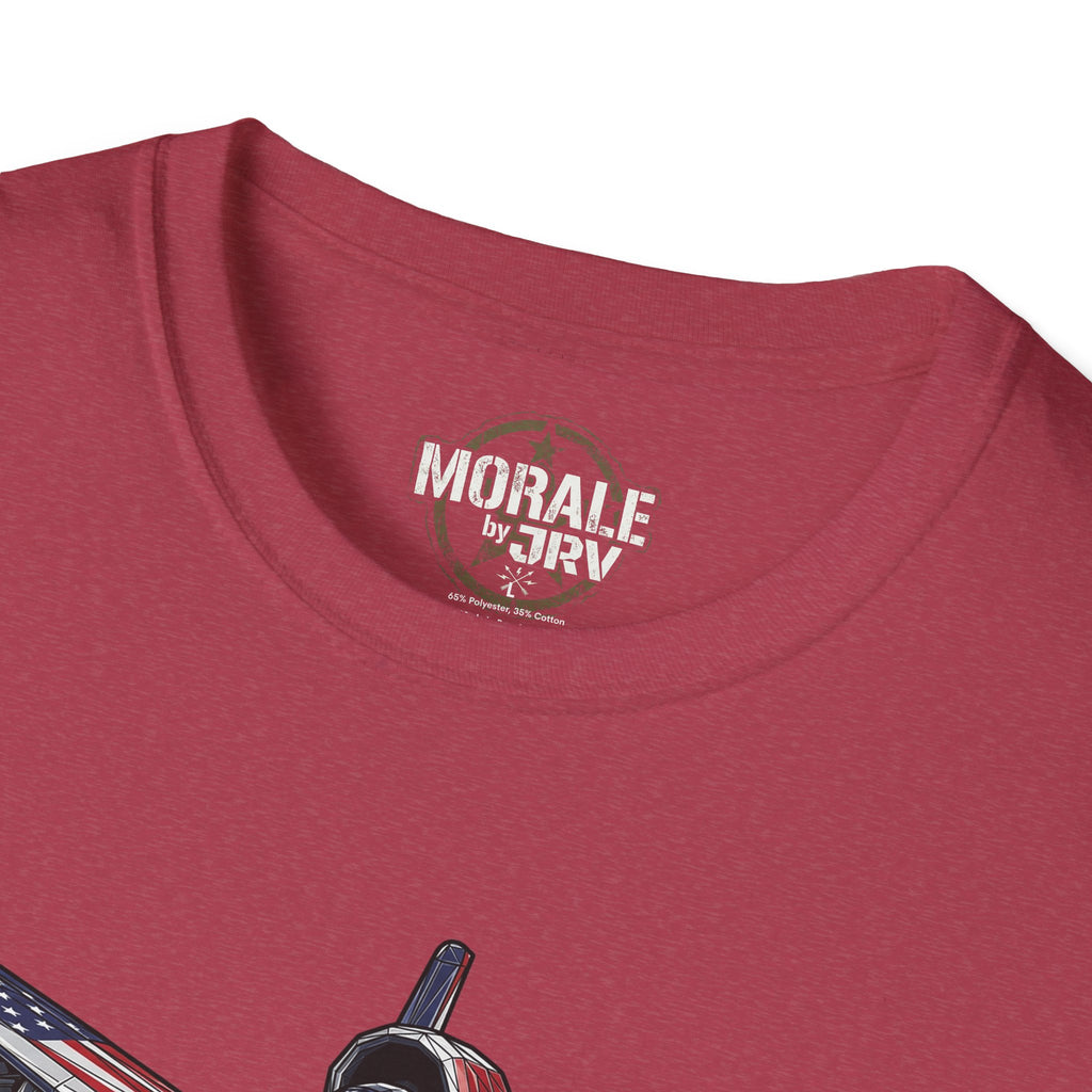 A-10 Warthog T-shirt: Morale by Ctrl logo on crew neck