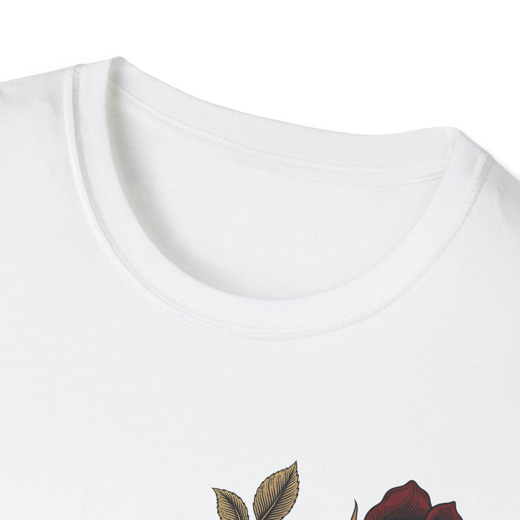 Beauty in Decay T-Shirt - Skeleton Hand & Rose Gothic Tattoo Tee