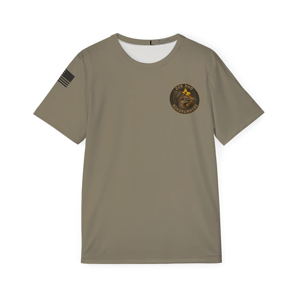 Roadrunners 226 HHD Military Patch Jersey — 'We Run These Roads' Sports Tee