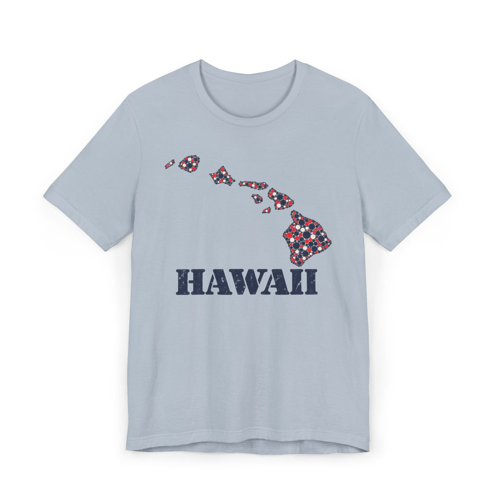Hawaii Island Map Floral T-Shirt | Hawaiian Islands Graphic Tee