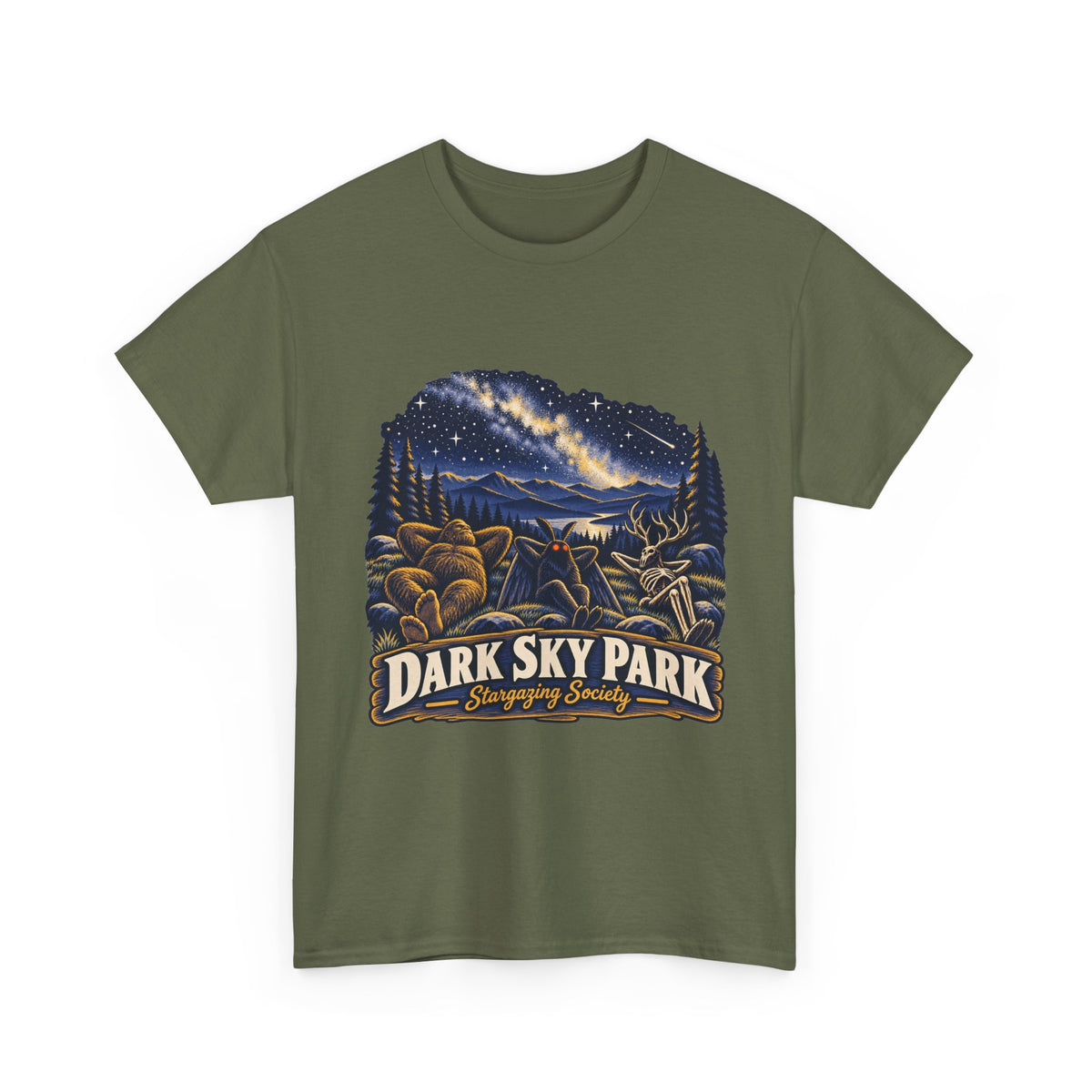 Dark Sky Park Stargazing T-Shirt, Milky Way Night Sky Camping Shirt for Men and Women, Astronomy Lover Gift Tee