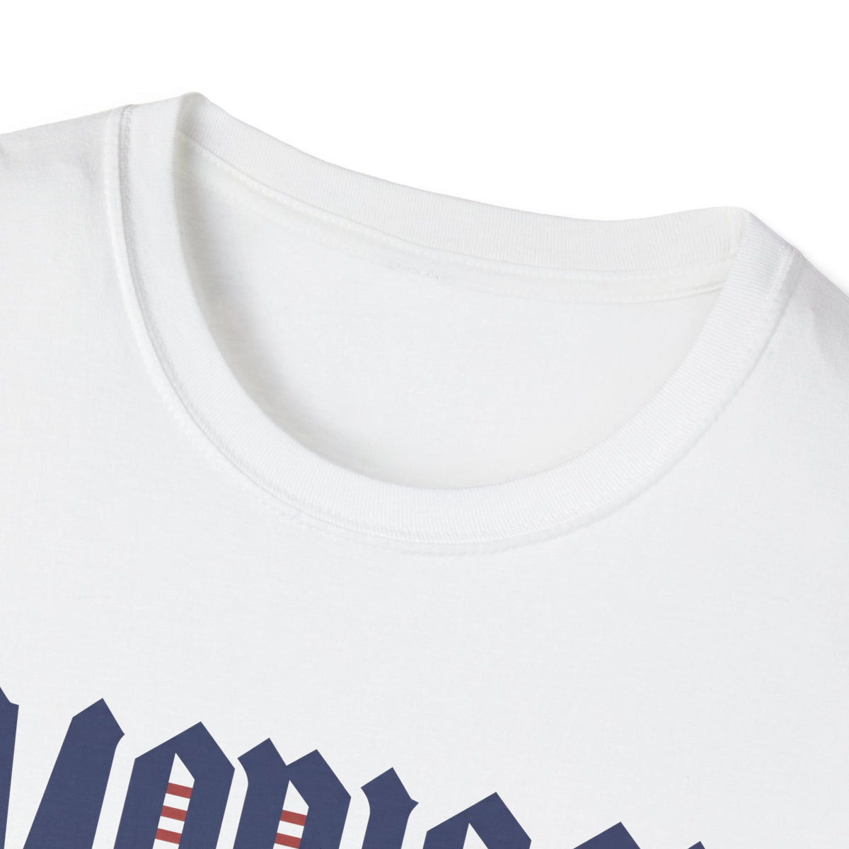 American Flag Stripe Lettering T-Shirt - Patriotic USA Pride Tee