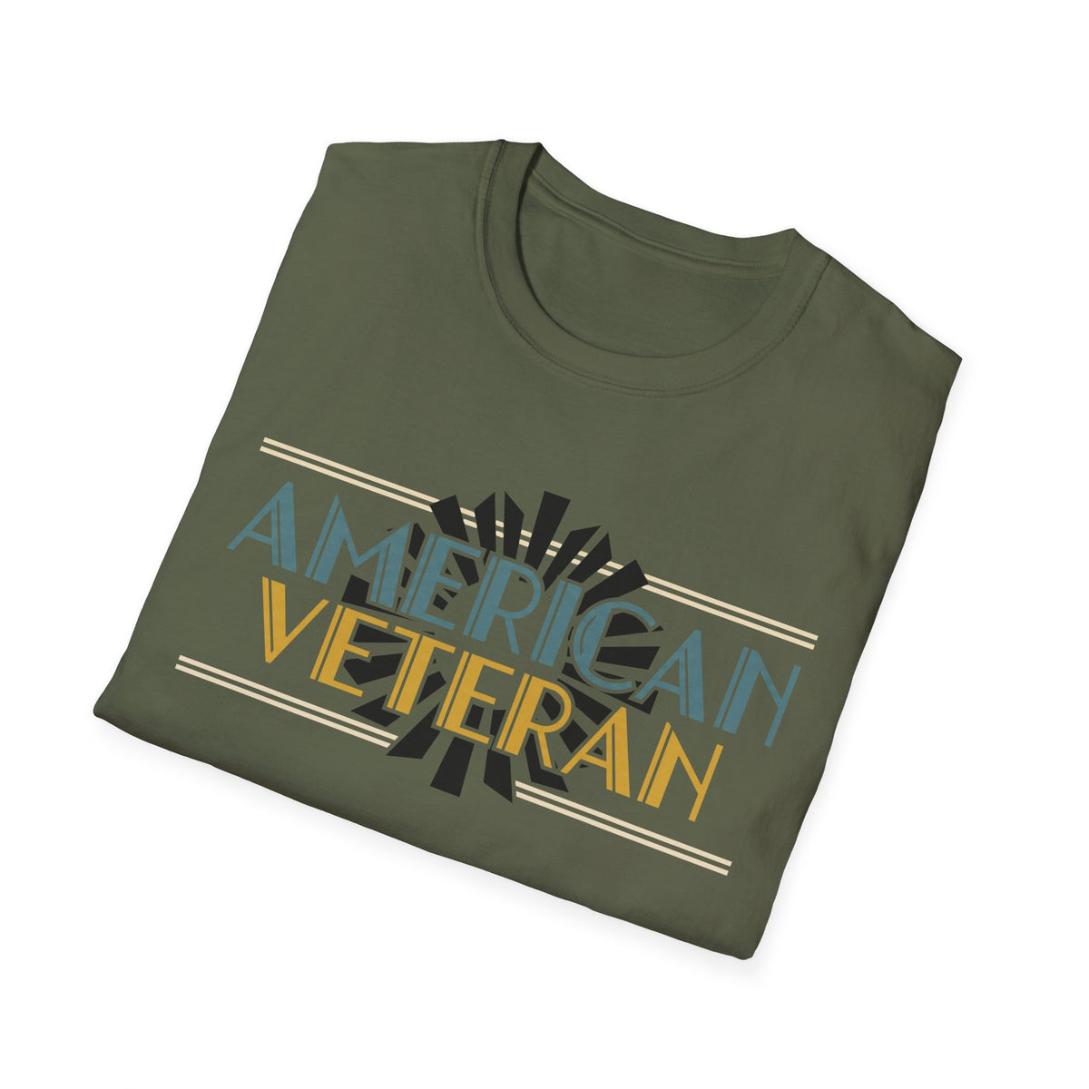 American Veteran T-Shirt - Vintage Patriotic Veterans Day Tee