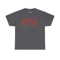 Charcoal T-shirt with “CHARLIE/FOXTROT” slogan and “MY DAILY OPERATING ENVIRONMENT” print