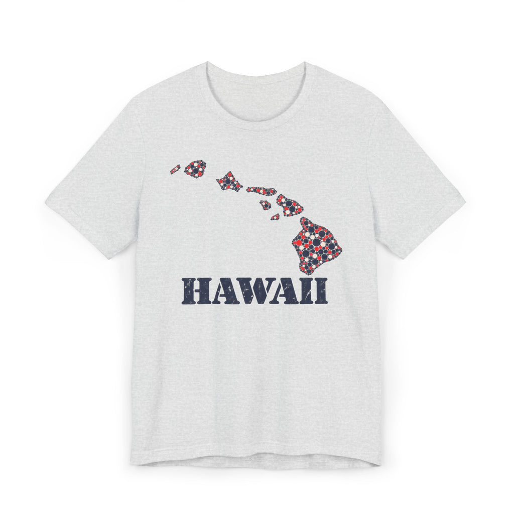 Hawaii Island Map Floral T-Shirt | Hawaiian Islands Graphic Tee