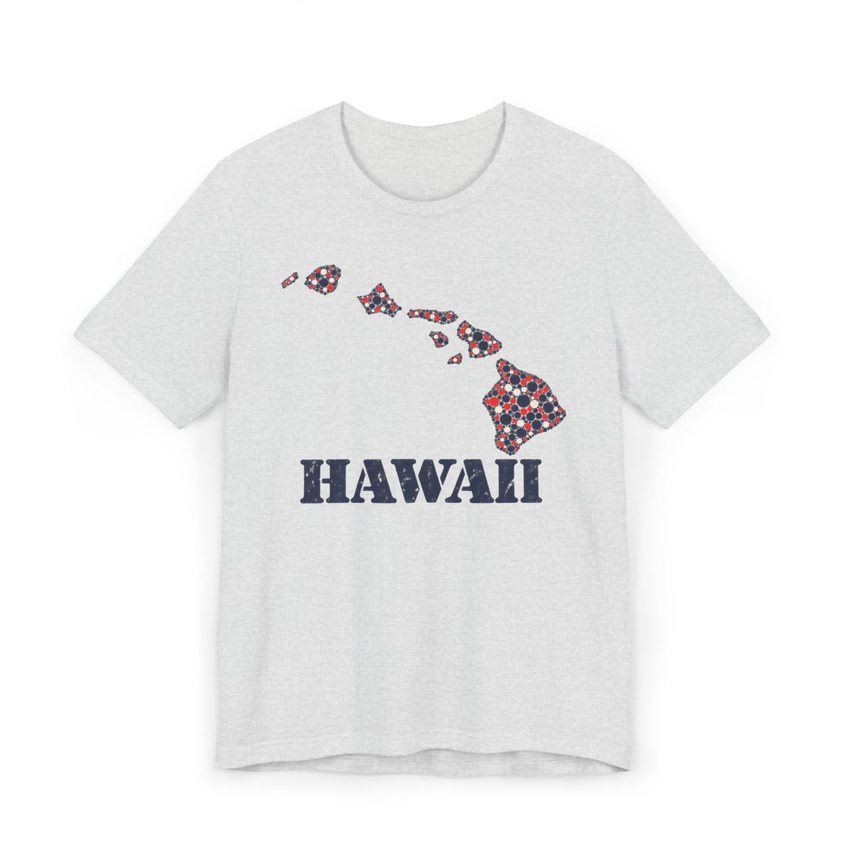 Hawaii Island Map Floral T-Shirt | Hawaiian Islands Graphic Tee