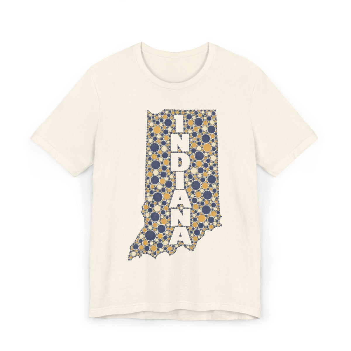 Indiana State Map Floral T-Shirt | Indiana Outline Graphic Tee