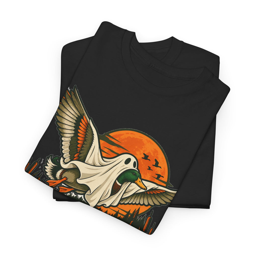 Duck Duck Boo Halloween T-Shirt, Funny Ghost Mallard Duck Hunting Shirt for Men and Women, Waterfowl Hunter Gift Tee