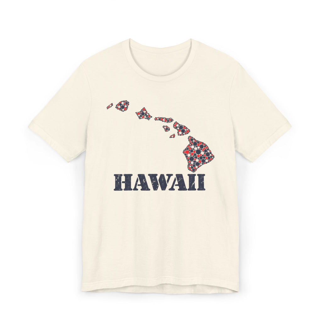 Hawaii Island Map Floral T-Shirt | Hawaiian Islands Graphic Tee