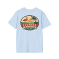 Light blue T-shirt with Florida badge graphic on chest