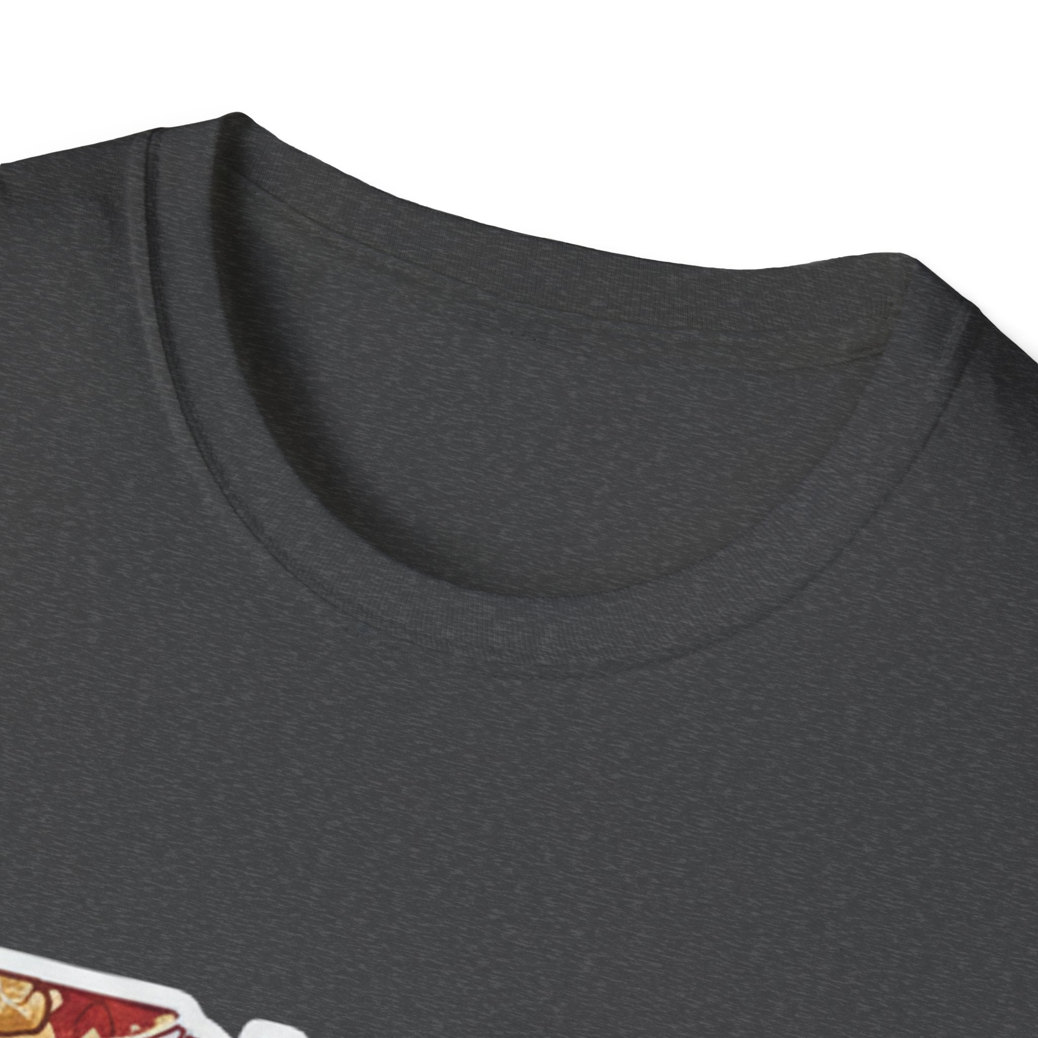 Ohio Grafik-T-Shirt, anthrazitgrau, Nahaufnahme Rundhalsausschnitt