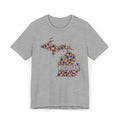 Michigan State Floral Map T-Shirt | Michigan Outline Graphic Tee