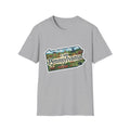 I am Pennsylvania T-shirt (Sport Grey) with Pennsylvania scenic landmarks front print