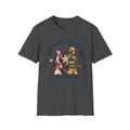 Charcoal military graphic t-shirt with soldier and '1776–present' emblem