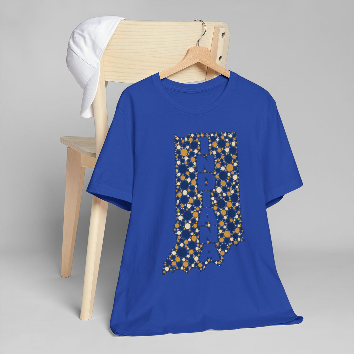 Indiana State Map Floral T-Shirt | Indiana Outline Graphic Tee
