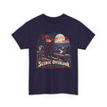 Scenic Overlook Raven T-Shirt, Moonlit Mountain Valley Road Trip Shirt for Men and Women, Vintage Hiking Graphic Tee