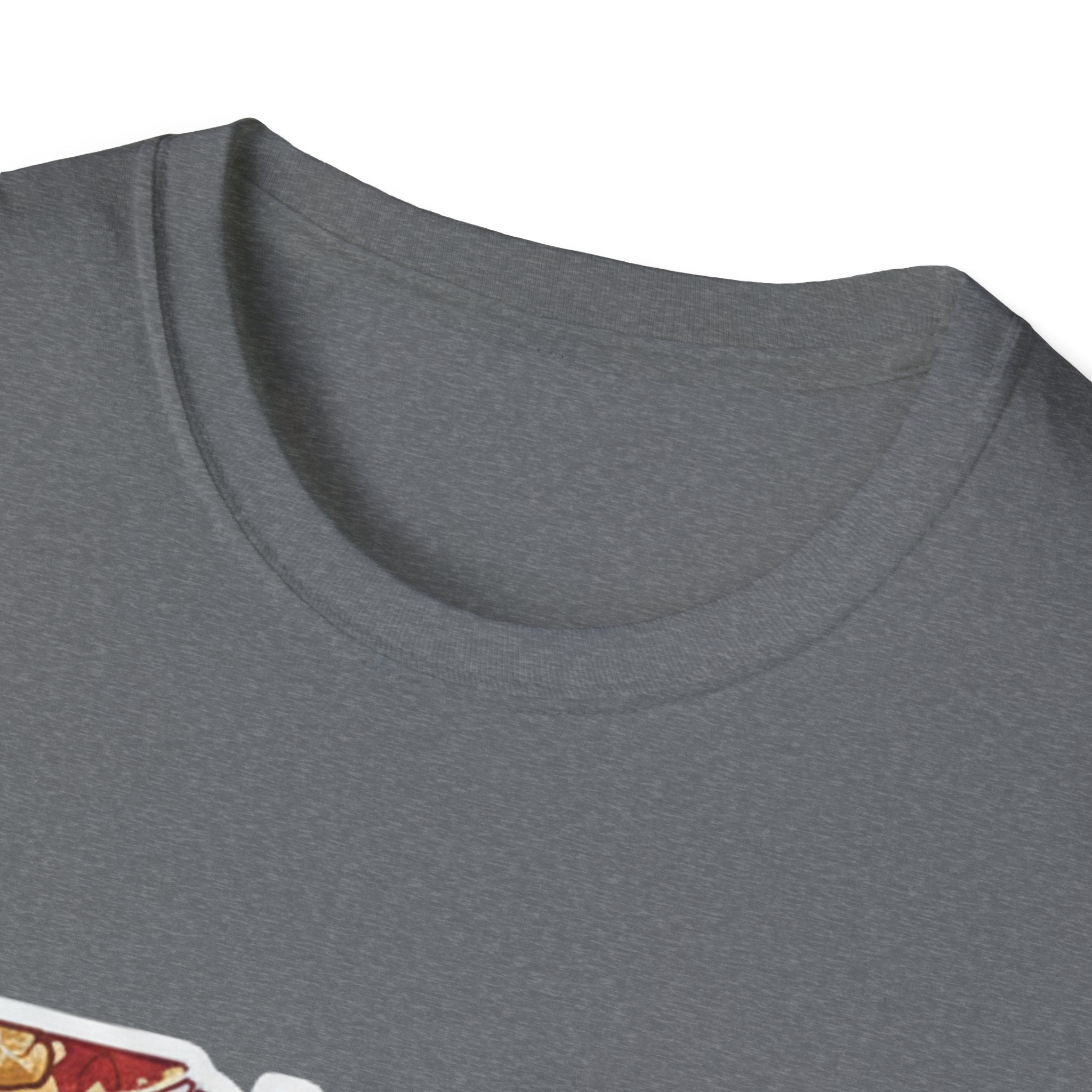 Ohio Grafik-T-Shirt, dunkelgrau, Nahaufnahme Rundhalsausschnitt