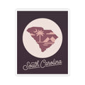 South Carolina state decal with palm tree emblem and 'South Carolina' lettering