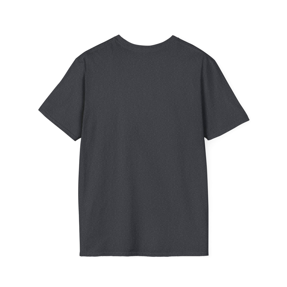 Tree of Life T-shirt in dark gray heather, plain short-sleeve crew neck