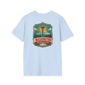 Light blue T-shirt with Washington lighthouse graphic on front