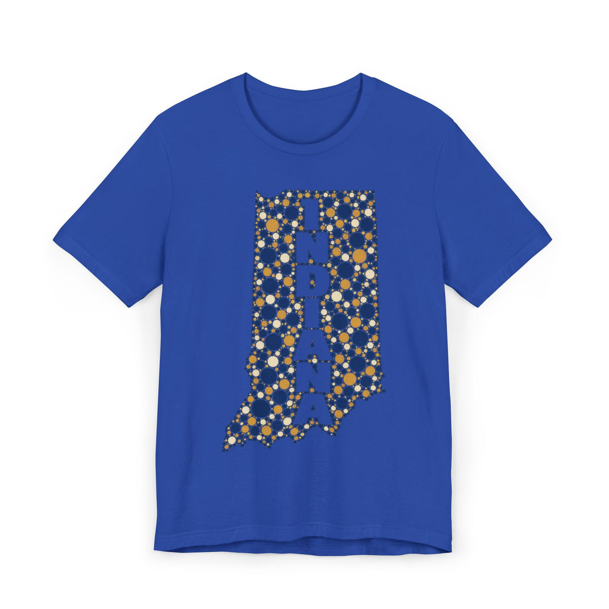 Indiana State Map Floral T-Shirt | Indiana Outline Graphic Tee
