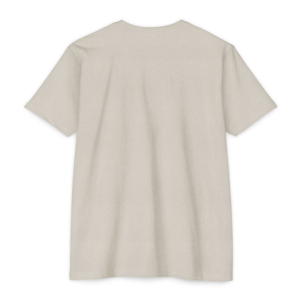 Plain crew neck T-shirt, light beige