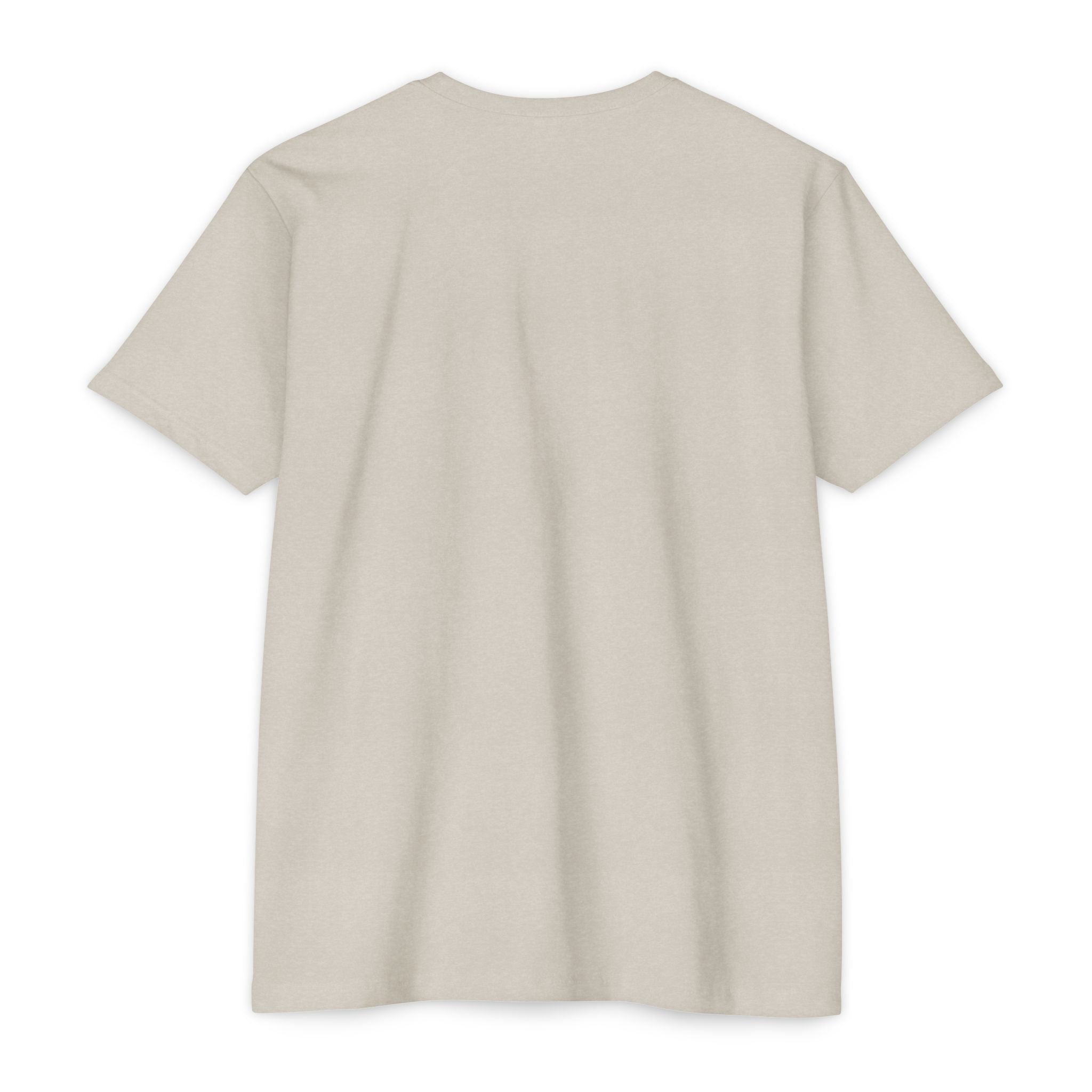 Plain crew neck T-shirt, light beige