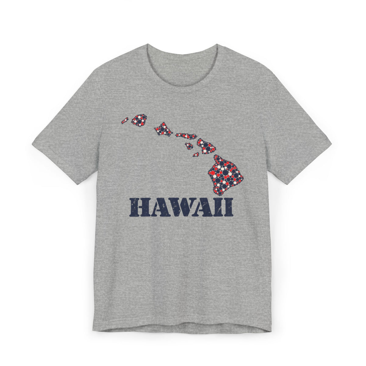 Hawaii Island Map Floral T-Shirt | Hawaiian Islands Graphic Tee