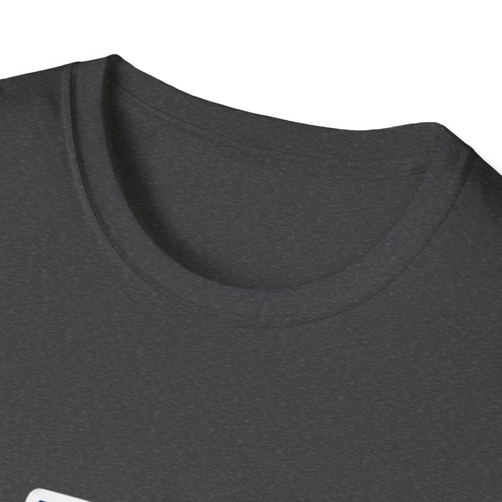 Dark Heather T-shirt neckline close-up