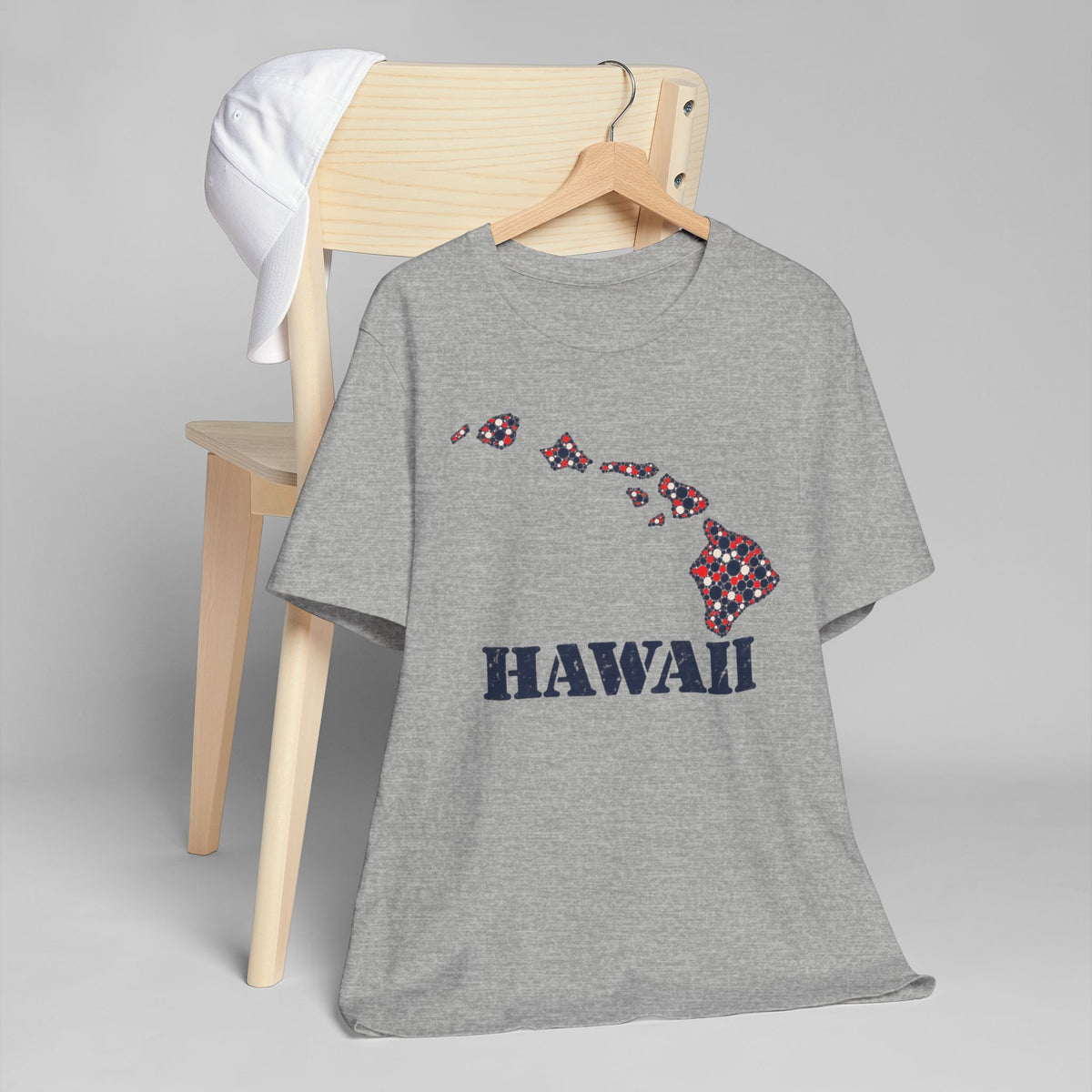 Hawaii Island Map Floral T-Shirt | Hawaiian Islands Graphic Tee