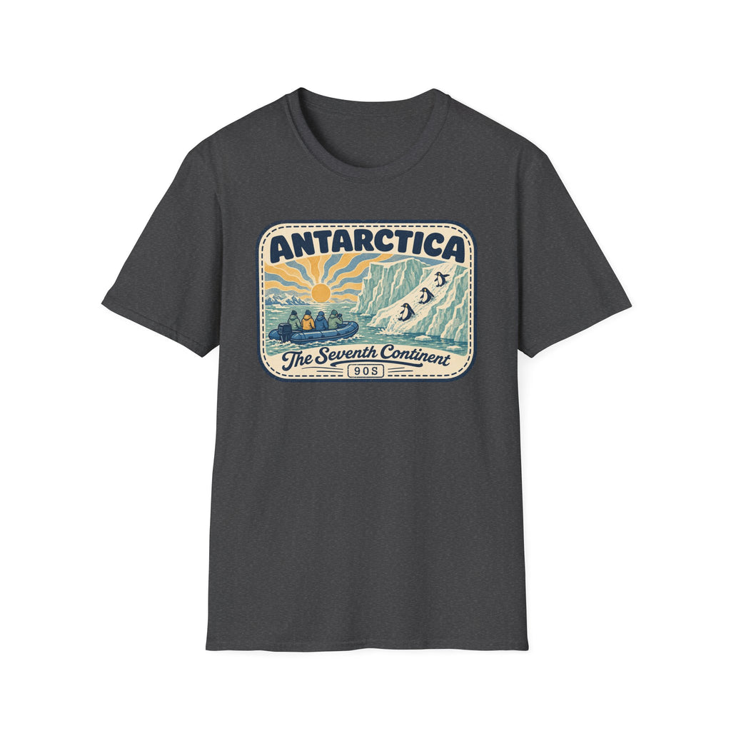 Antarctica Vintage Travel Badge T-Shirt | The Seventh Continent