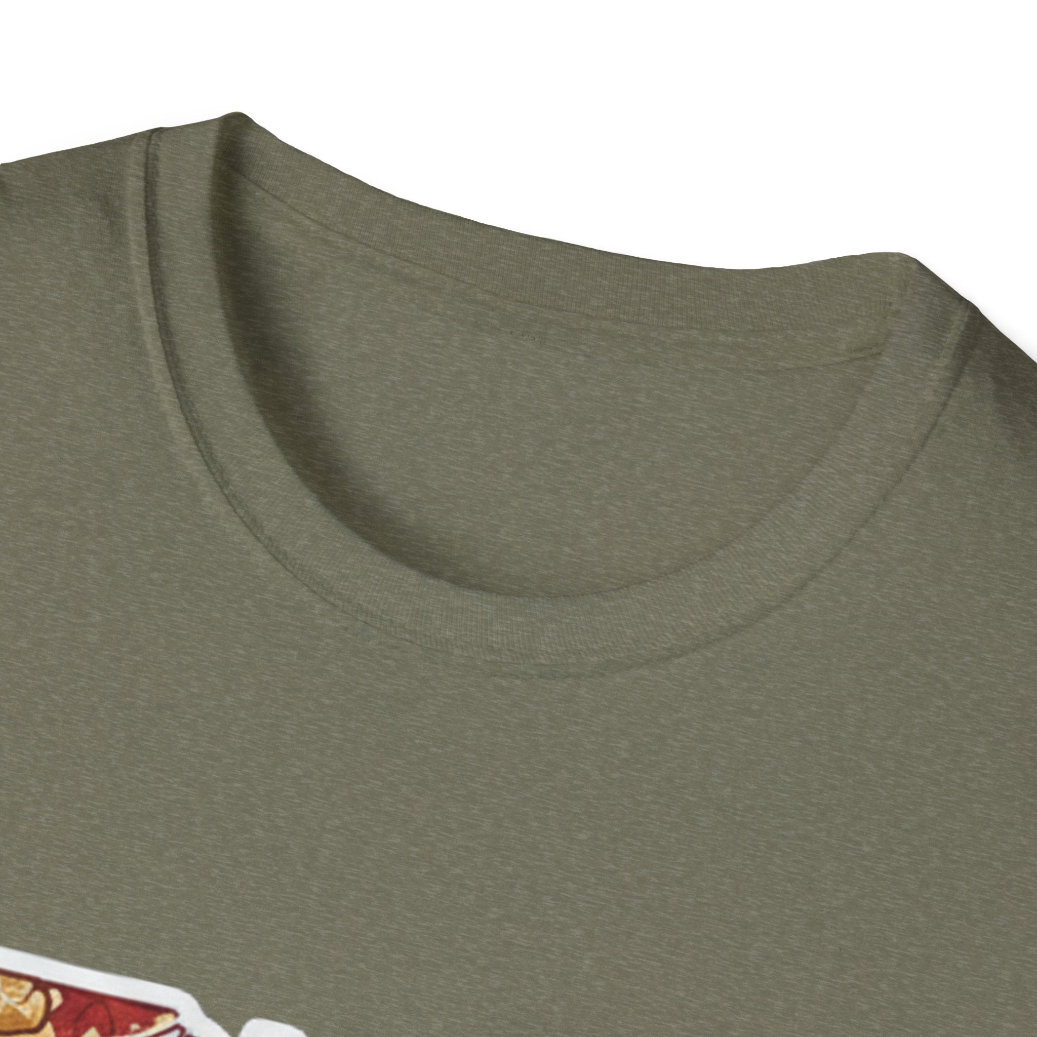 Ohio Grafik-T-Shirt, olivgrün mit Rundhalsausschnitt