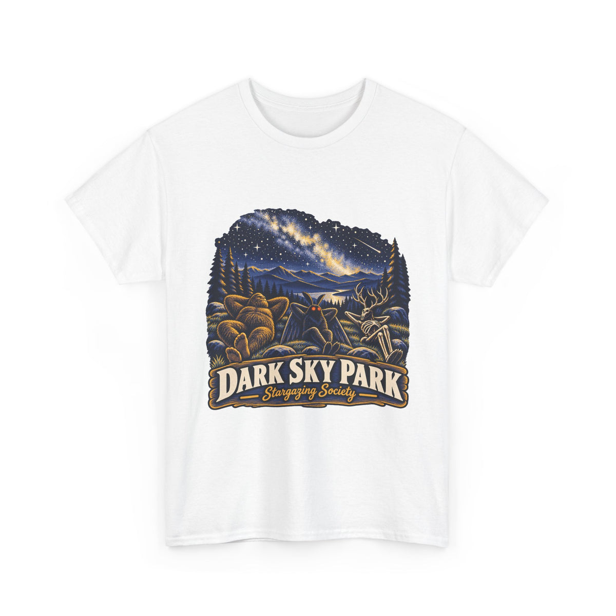 Dark Sky Park Stargazing T-Shirt, Milky Way Night Sky Camping Shirt for Men and Women, Astronomy Lover Gift Tee