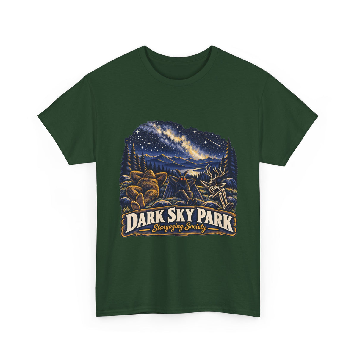 Dark Sky Park Stargazing T-Shirt, Milky Way Night Sky Camping Shirt for Men and Women, Astronomy Lover Gift Tee
