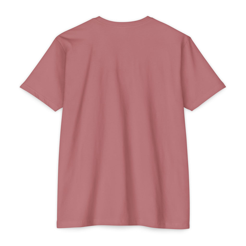 Air superiority jet fighter T-shirt, pink short-sleeve crew neck, front view