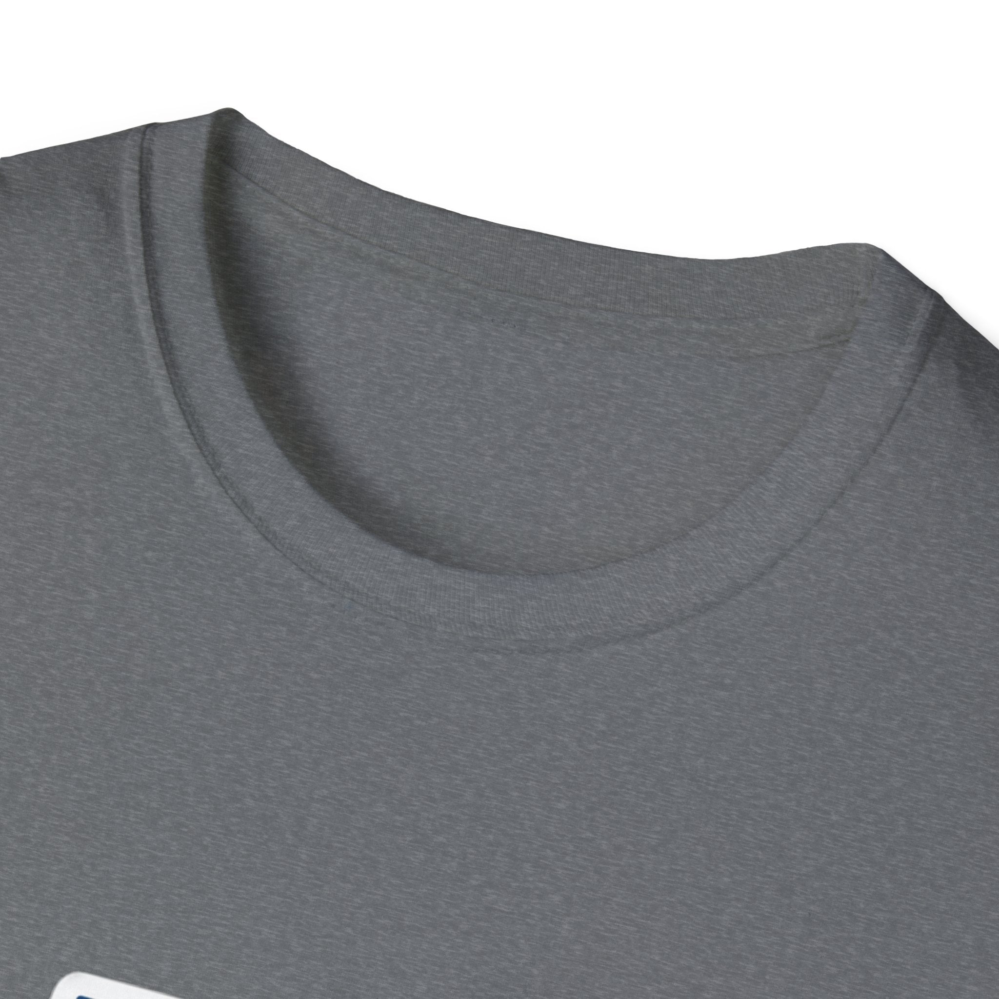 Sport Grey T-shirt, crew neck and heathered fabric close-up